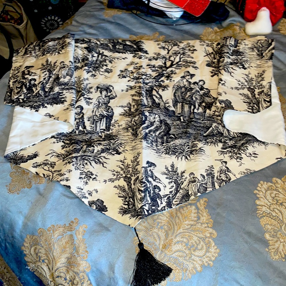 Farm scene kitchen curtains